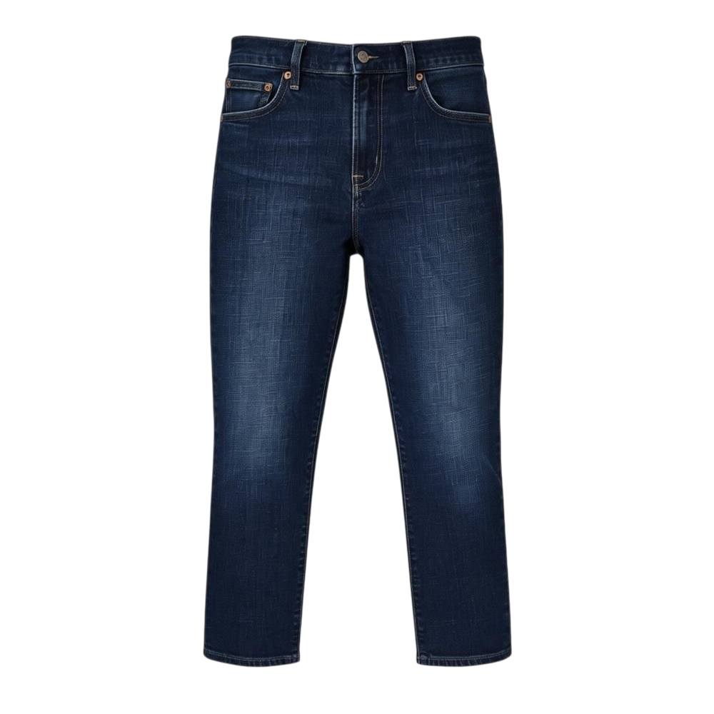 GAP Girlfriend Mid-Rise Straight Jeans Dark Wash Size 26 Regular 2 Classic